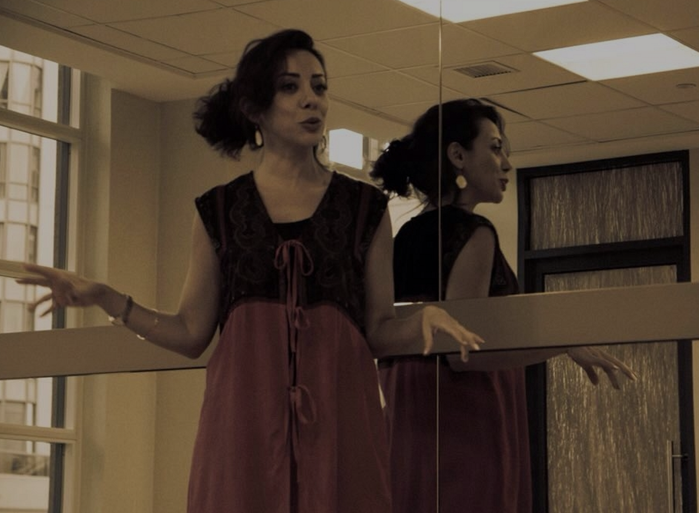 Banafsheh Taherian Workshop Background